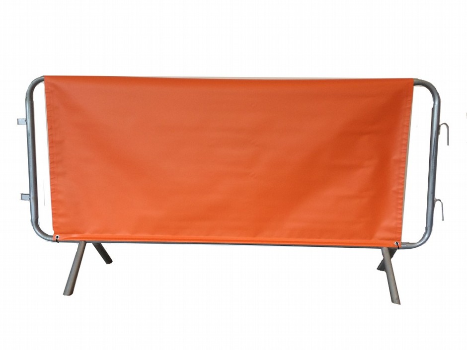 Plain Crowd Barrier Covers Colourful Pedestrian Barrier Covers