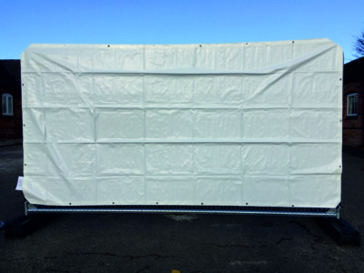 Heras Fence Tarp