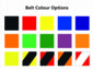 Roller Belt Barrier Colours