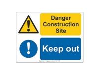 Danger Construction Site Sign