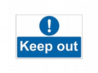 Keep Out Site Safety Sign