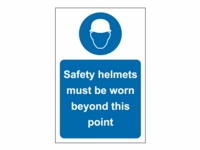 Safety Helmets Sign