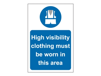 Hi-Vis Jackets Site Safety Sign