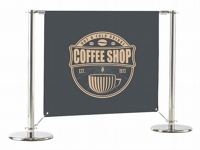 Silver Cafe Barrier Set