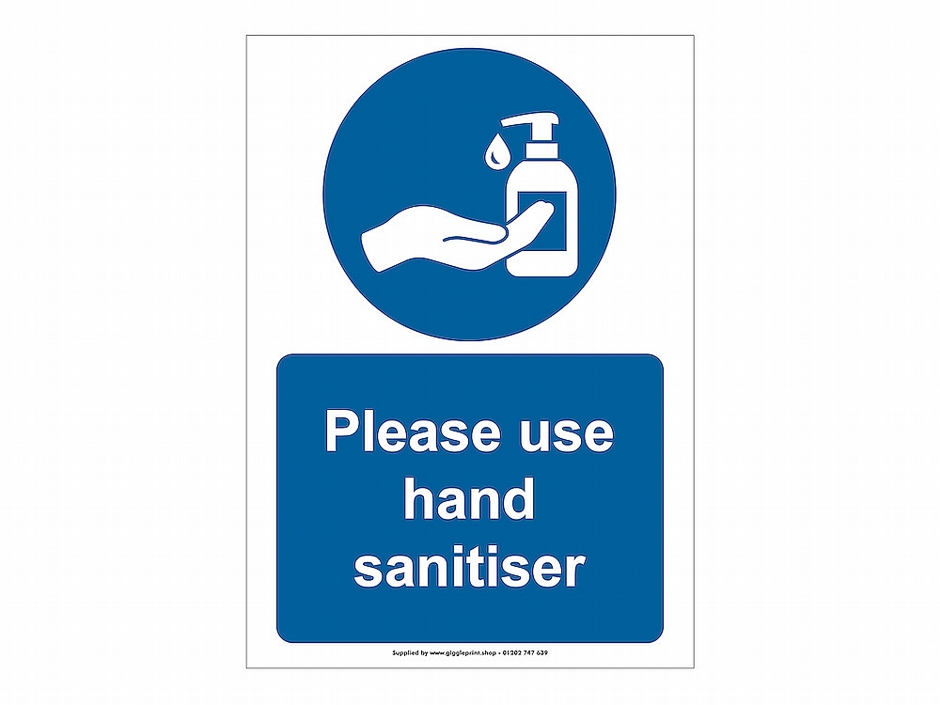 Hs03 Please Use Hand Sanitiser Sign Crowd Control Solutions