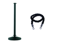 6 Queue Barriers With 5 Ropes