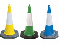 1m Coloured Traffic Cones