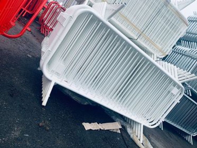 Powder Coated Pedestrian Barriers